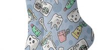 calcetines de dientes y muelas