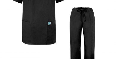 pijama negro para clinica