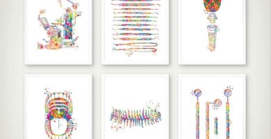 cuadros decorativos de muelas y dentistas