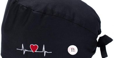 gorro médico negro