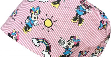 gorro gabinete clínico de Minnie mouse