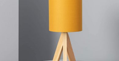 lámapara color mostaza para clínica dental