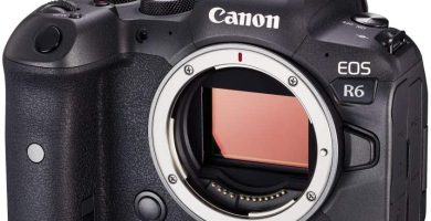 Cámara Canon R6 para dental con adaptador